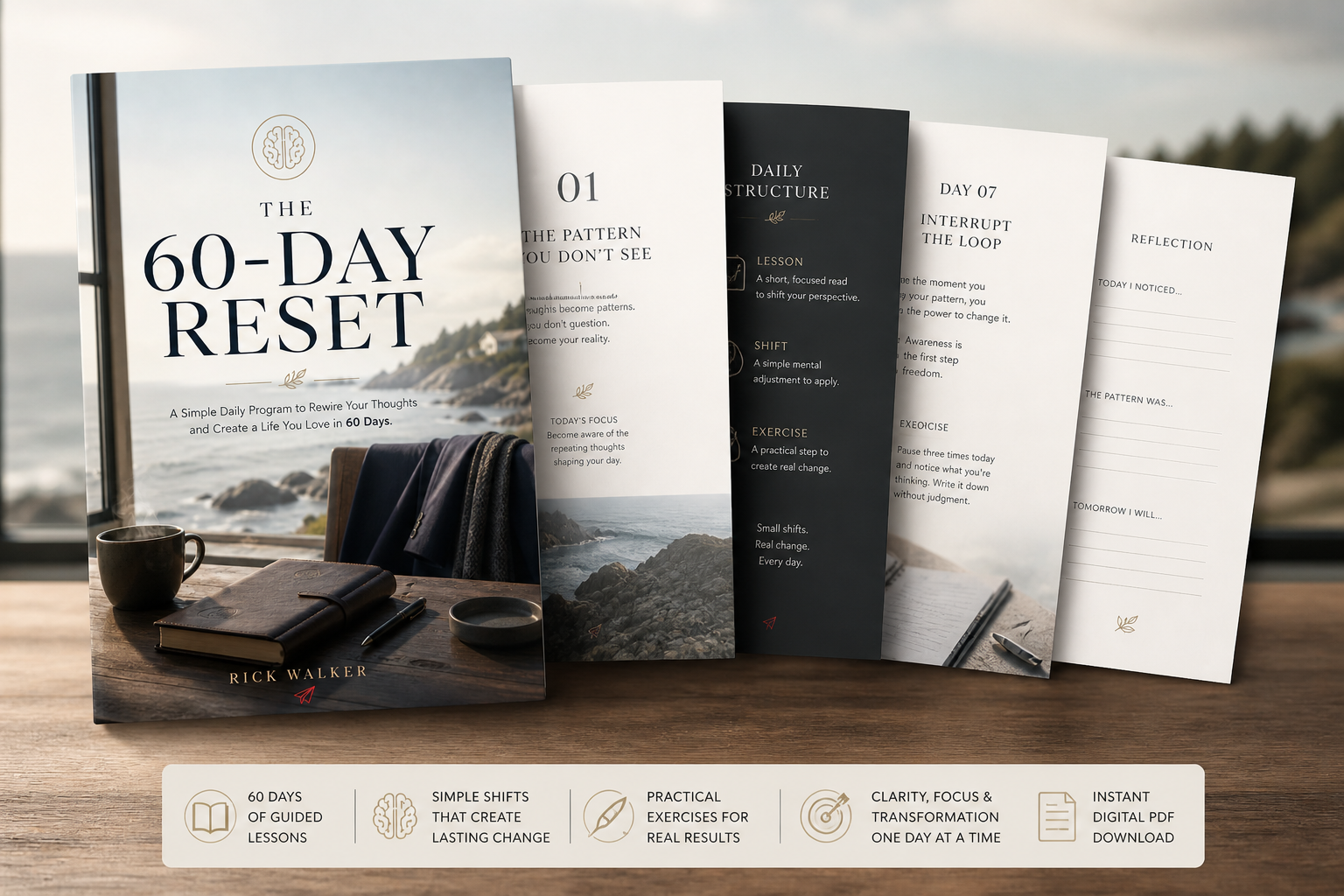 The 60-Day Reality Reset PDF — cover and interior pages